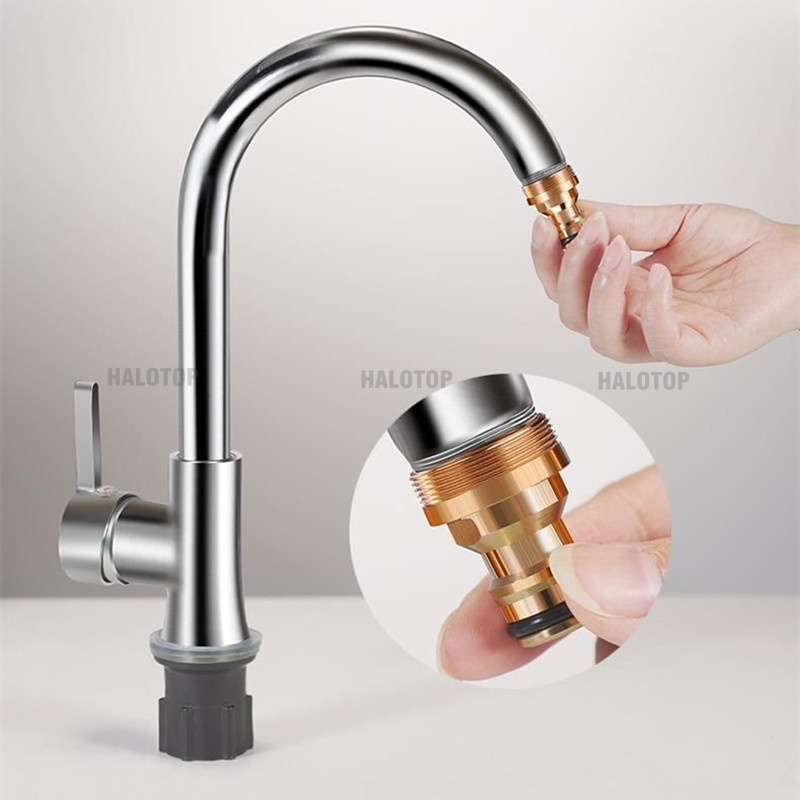 อะแดปเตอร์ก๊อกน้ำประปาทองเหลือ - Kitchen Appliances Unit บทวิจารณ์และราคา