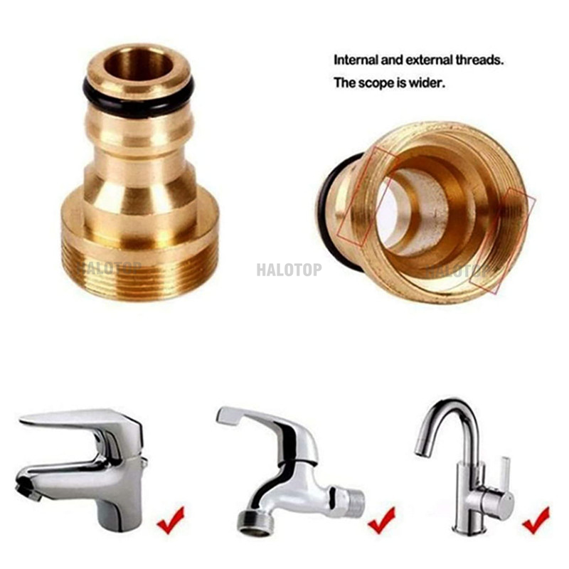อะแดปเตอร์ก๊อกน้ำประปาทองเหลือ - Kitchen Appliances Unit บทวิจารณ์และราคา