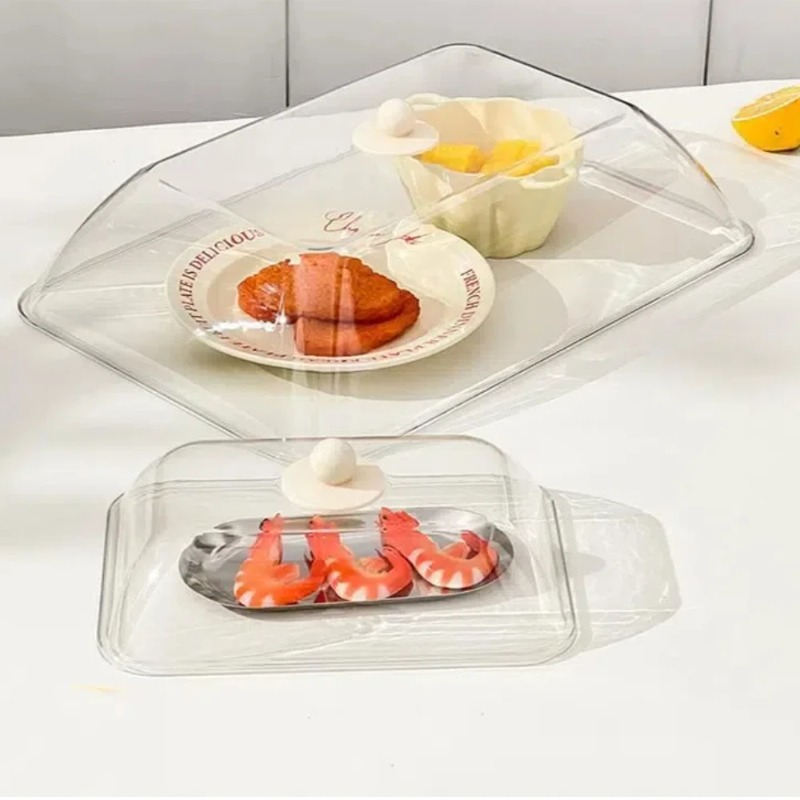 WORTHBUY ฝาครอบอาหารพลาสติกแบบ - Kitchen Appliances Organizer บทวิจารณ์และราคา