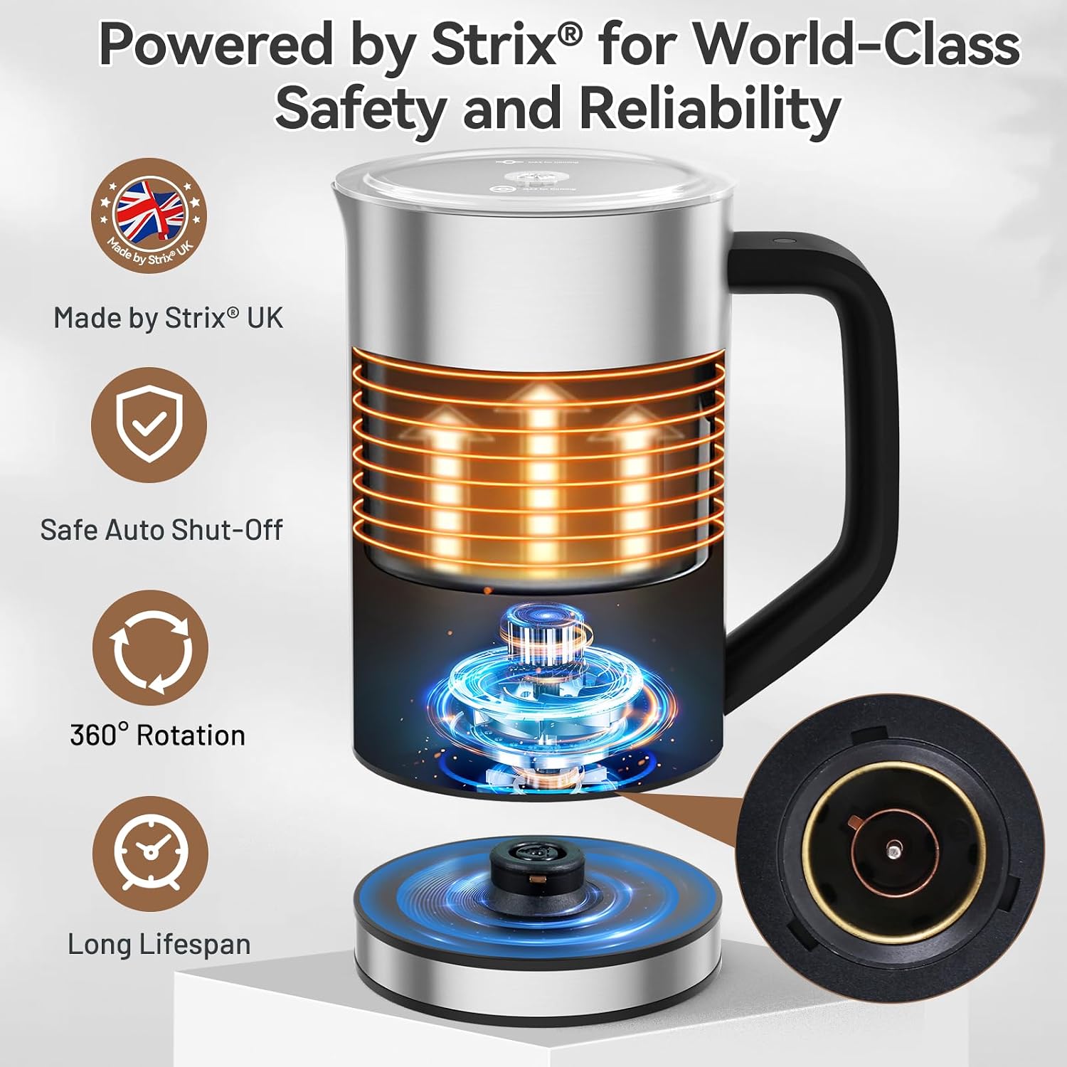 เครื่องตีฟองนมไฟฟ้า สแตนเลส 8. - Milk Frother Automatic บทวิจารณ์และราคา