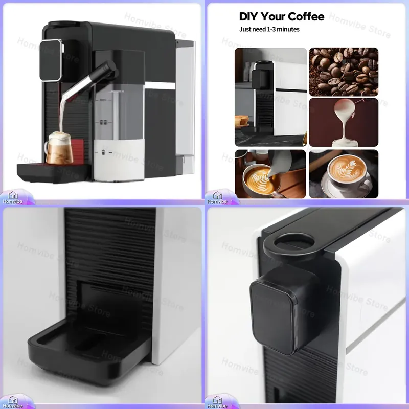 เครื่องชงกาแฟเอสเพรสโซแบบพกพาอ - Milk Frother Automatic บทวิจารณ์และราคา