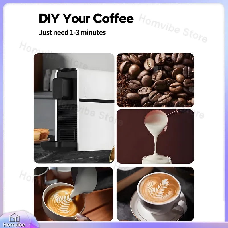 เครื่องชงกาแฟเอสเพรสโซแบบพกพาอ - Milk Frother Automatic บทวิจารณ์และราคา