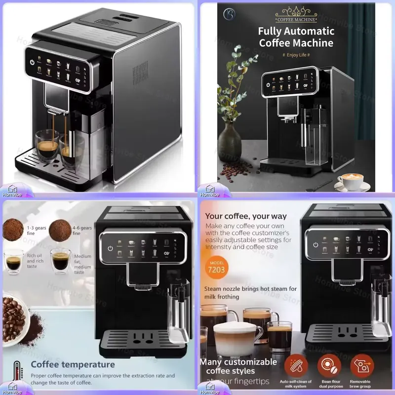 เครื่องชงกาแฟเอสเพรสโซ 6 in 1  - Milk Frother Automatic บทวิจารณ์และราคา