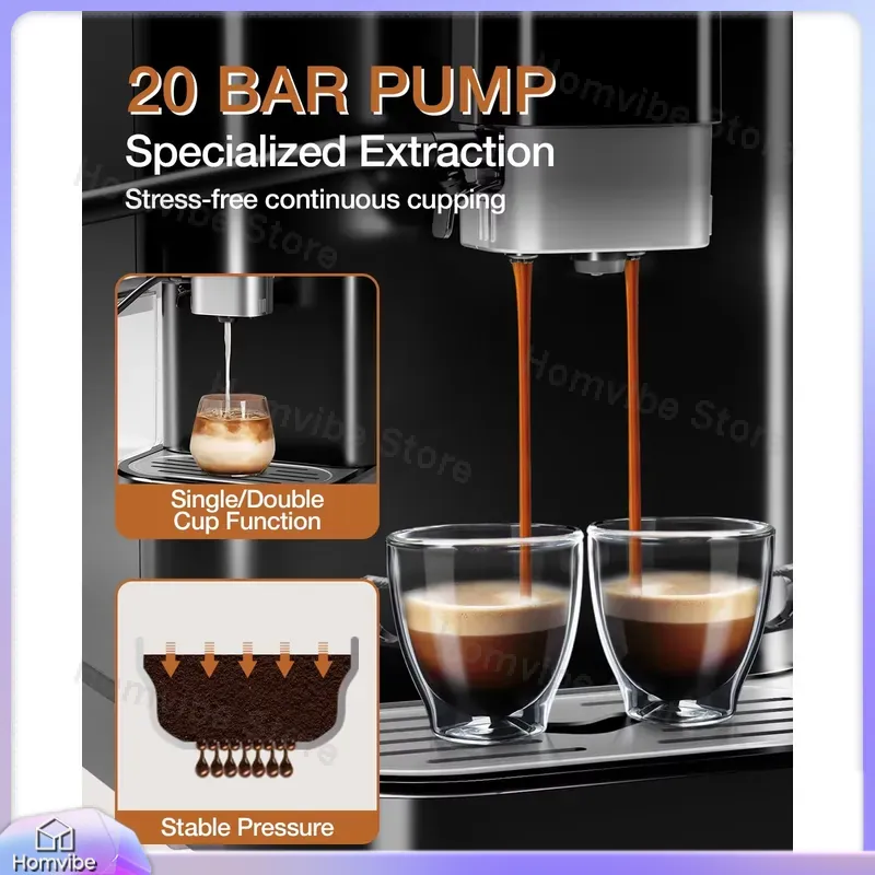 เครื่องชงกาแฟเอสเพรสโซ่อัตโนมั - Milk Frother Automatic บทวิจารณ์และราคา