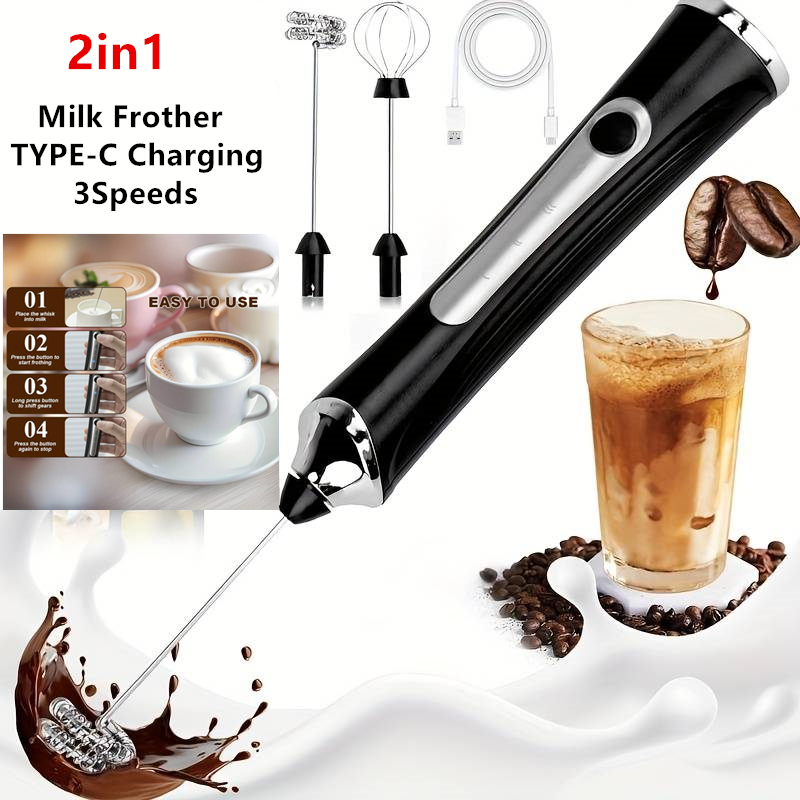เครื่องตีฟองนมไฟฟ้าไร้สายและเค - Milk Frother Automatic บทวิจารณ์และราคา