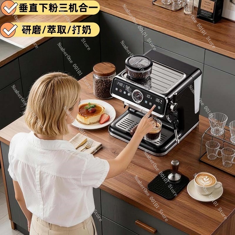 เครื่องชงกาแฟเอสเพรสโซกึ่งอัตโ - Milk Frother Automatic บทวิจารณ์และราคา