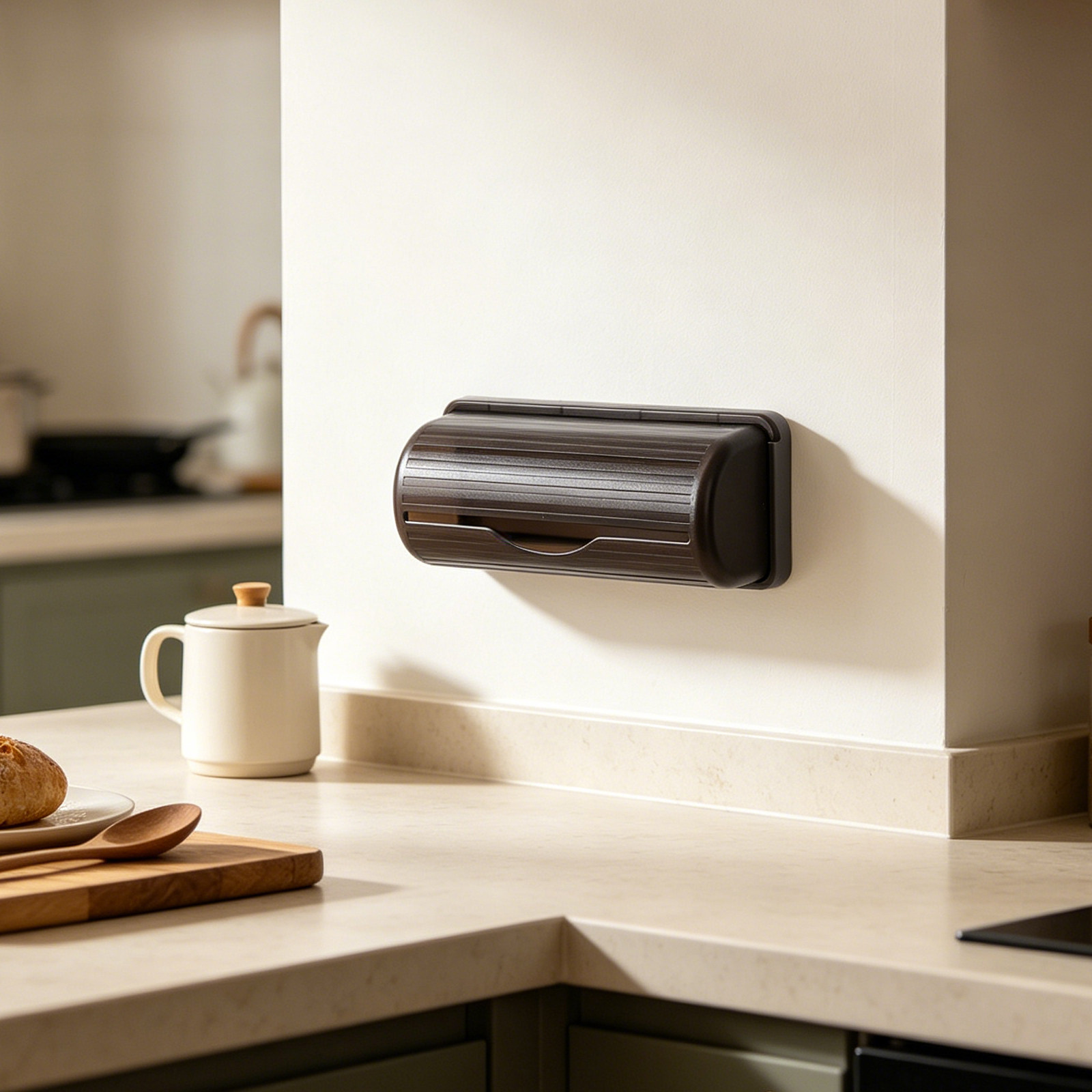 ที่แขวนถุงขยะติดผนัง กล่องจัดเ - Kitchen Appliances Organizer บทวิจารณ์และราคา