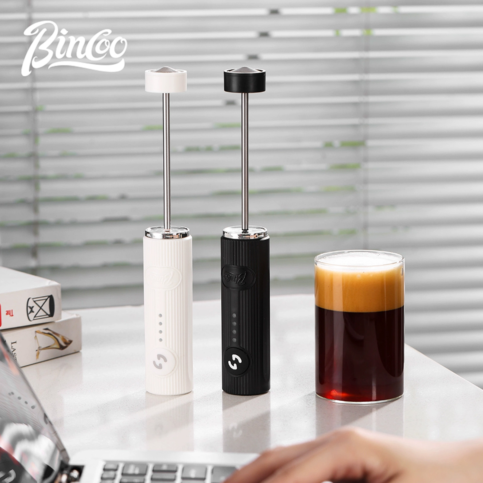 BINCOO เครื่องตีฟองกาแฟไฟฟ้า U - Milk Frother Automatic บทวิจารณ์และราคา