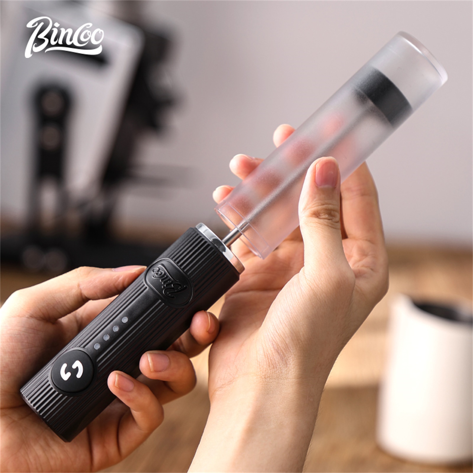 BINCOO เครื่องตีฟองกาแฟไฟฟ้า U - Milk Frother Automatic บทวิจารณ์และราคา